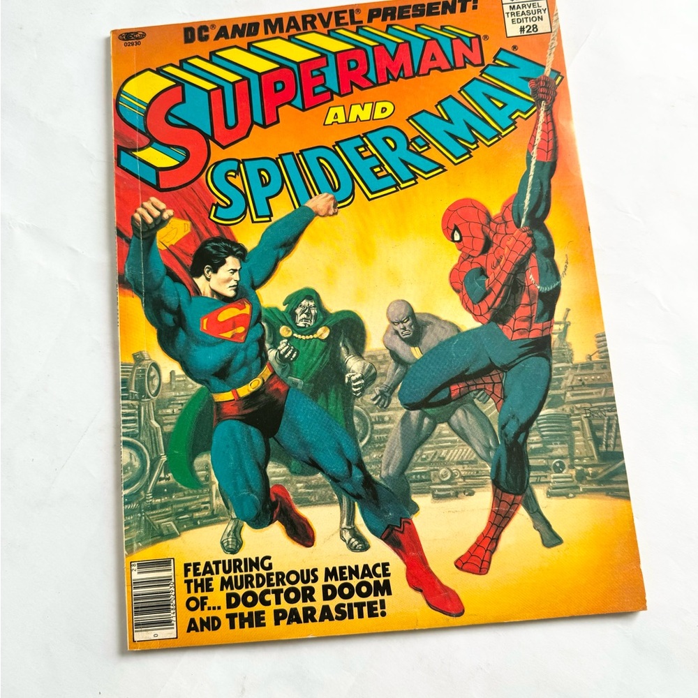Superman and Spider-Man Comic Book